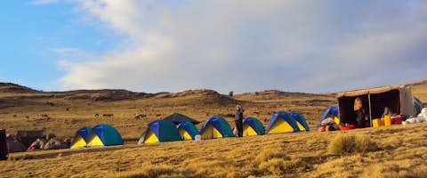 Camping in the Simien Mountains