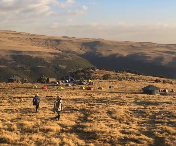 Camping in the Simien Mountains