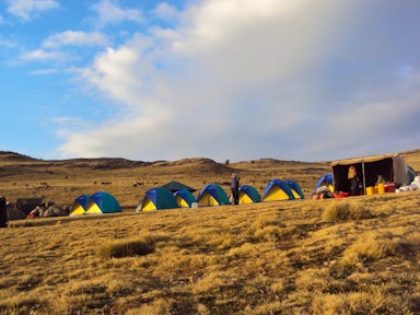 Camping in the Simien Mountains