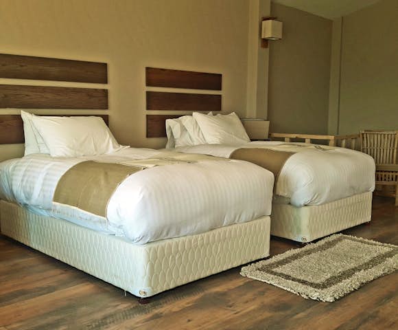 Twin room at Gondar Hills Resort