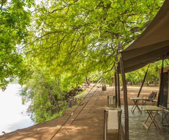 Lales camp exterior in the Omo Valley