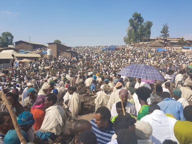 Saturday Market in Lalibela Ethiopia