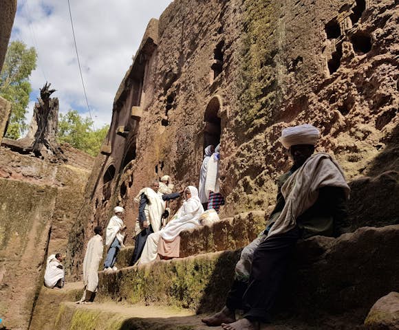 Rock churches of Lalibela in Ethiopia
