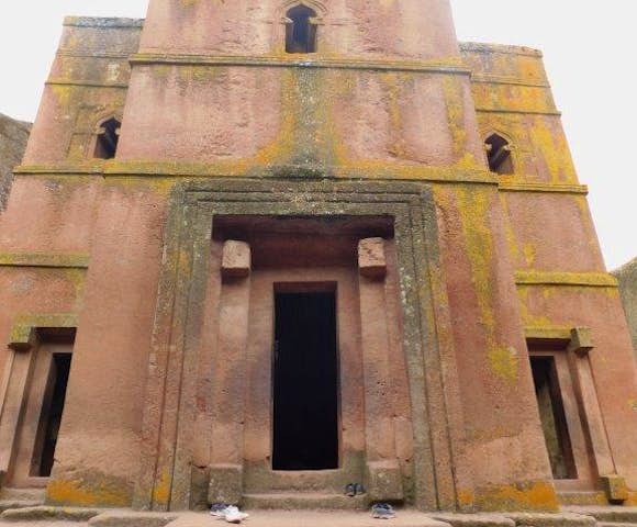 Church of Saint George, rock-hewn churches in Lalibela Ethiopia
