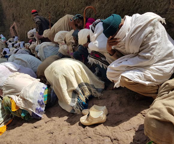 Rock churches of Lalibela in Ethiopia