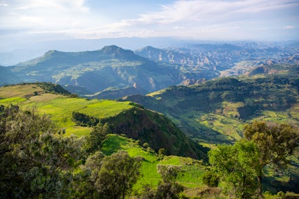 Landscape in the Simien Mountains