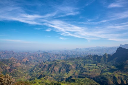 Landscape in the Simien Mountains