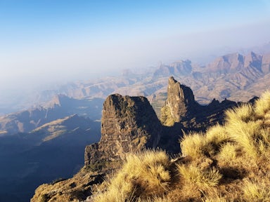 Landscape in the Simien Mountains